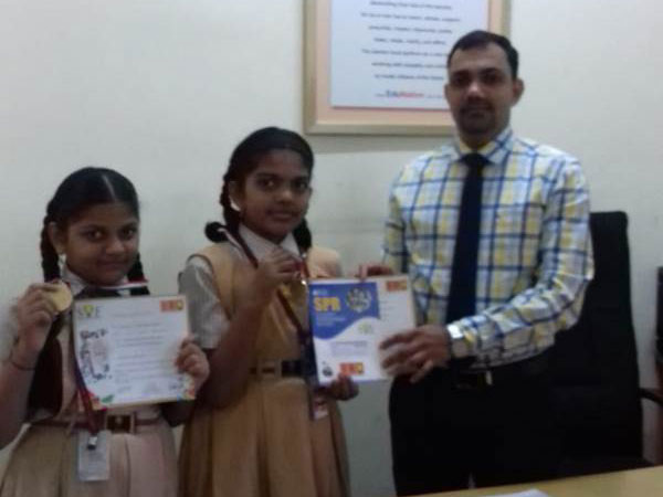 Saee Bhagat IV B and Gunjan Pawar