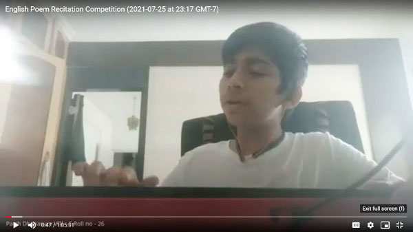 english poetry recitation competition 2020 21 5