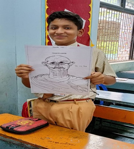 Gandhi Jayanti Celebration Doodle Art Competition 4